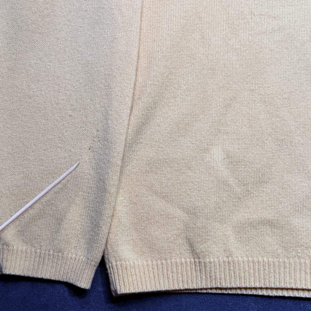 Pendleton Pale Yellow Crewneck Button Cardigan - Picture 8 of 10